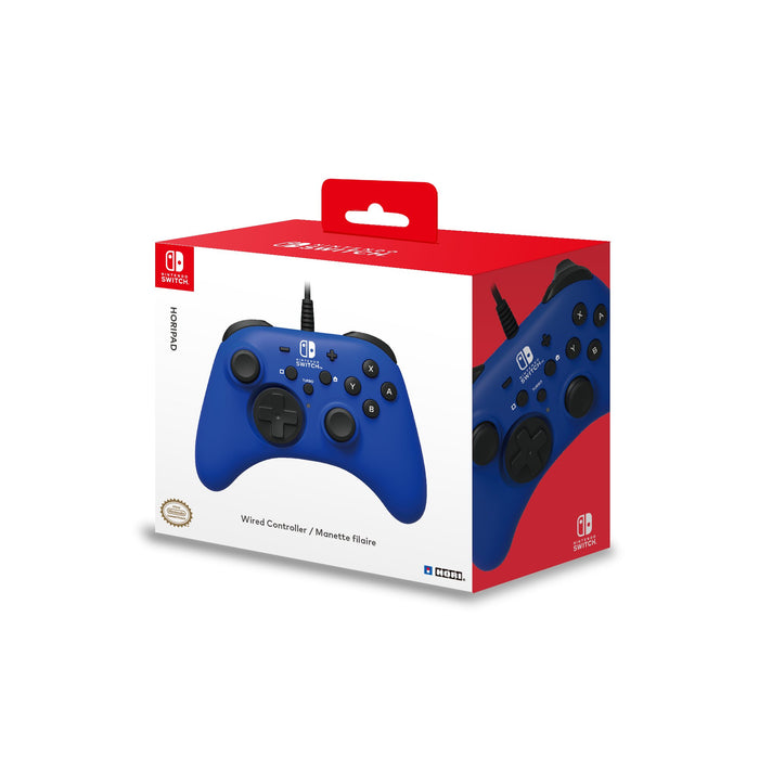 HORI HORIPAD Wired Controller - Blue for Nintendo Switch