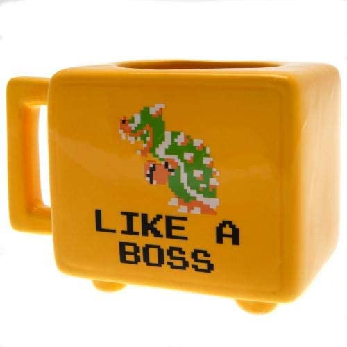 Super Mario Bros - Like a Boss - Retro TV Heat Changing Mug