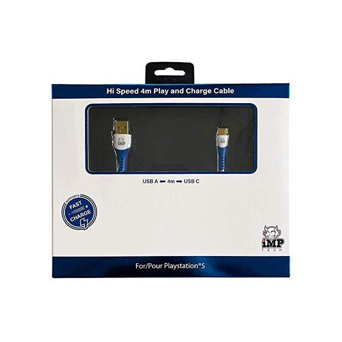 Tech PS5 High Speed 4 Metre Play & Charge Cable (PS5)