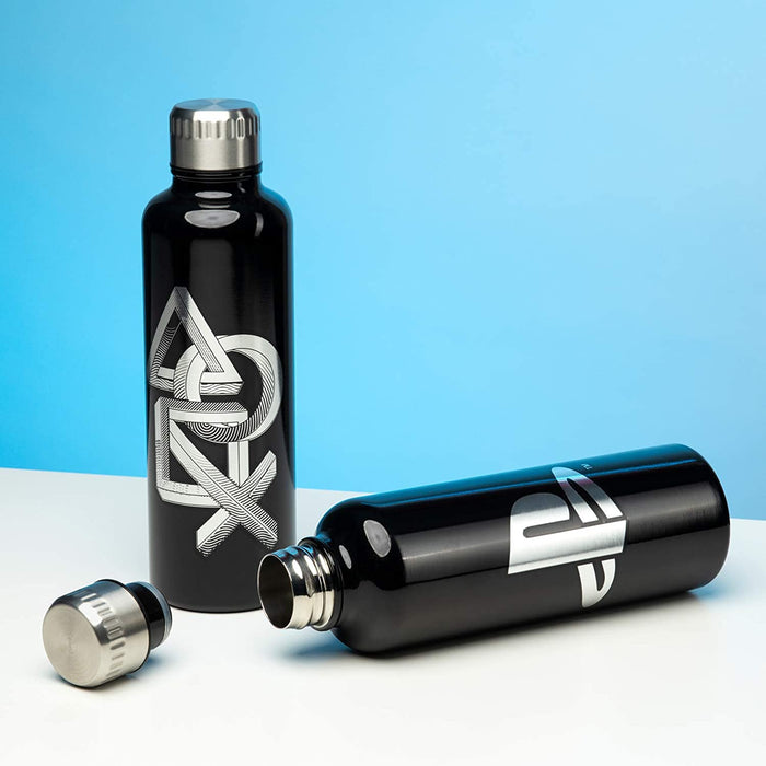 PlayStation Metal Water Bottle - 480ml Stainless Steel - Officially Licensed Product