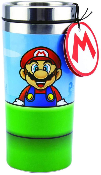 Super Mario Warp Pipe Travel Mug - 450 ml Stainless Steel - Officially Licensed Nintendo
