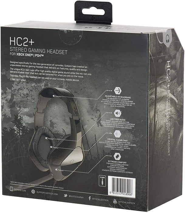 HC2 Wired Stereo Gaming Headset Decal Edition for PS5, PS4, Xbox Series, Xbox One, Switch & Mobile