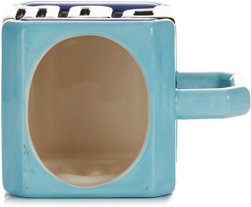 Paladone Super Mario Pow Block Coffee Mug-450ml-Officially Licensed Nintendo Merchandise, Ceramic