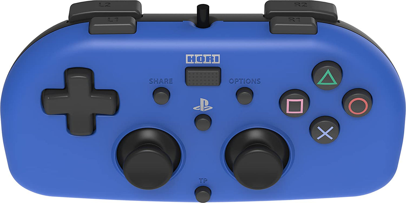 Wired Mini Gamepad for Kids - Officially Licensed (Blue)