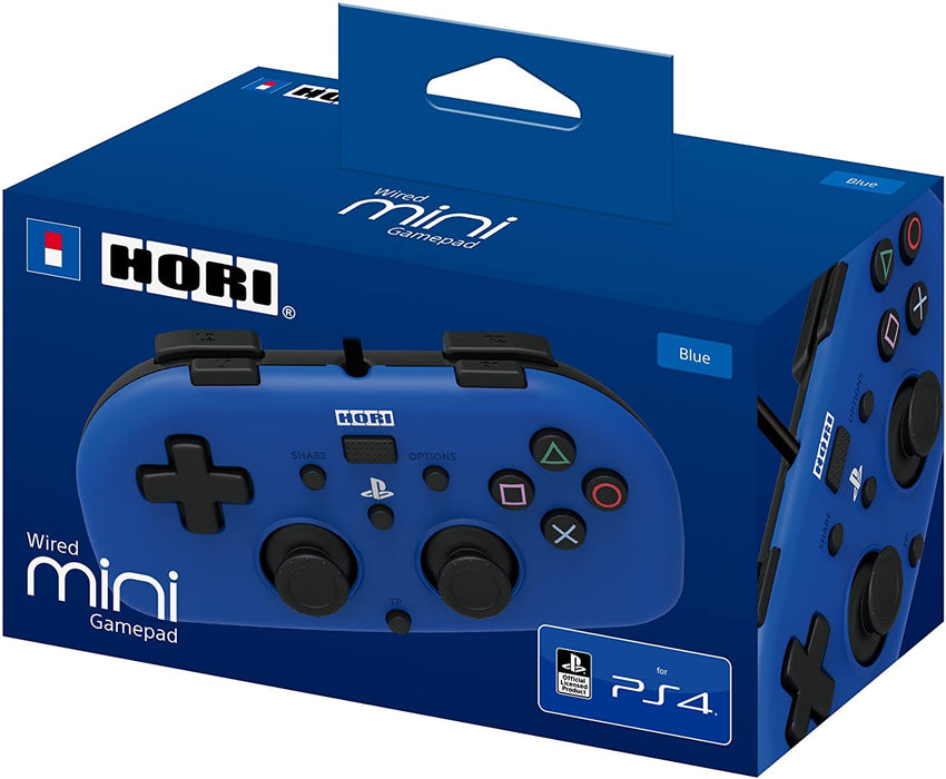 Wired Mini Gamepad for Kids - Officially Licensed (Blue)