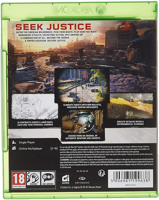 Sniper Ghost Warrior Contracts (Xbox One)