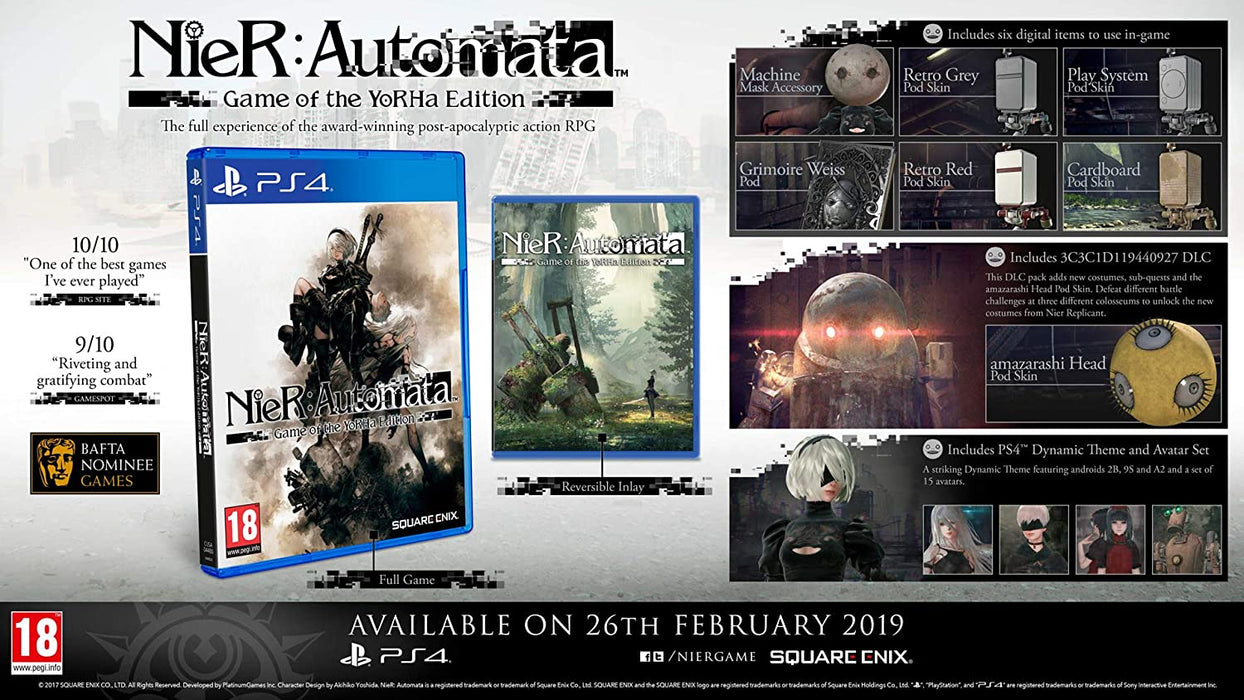 NieR: Automata Game of the YoRHa Edition (PS4)