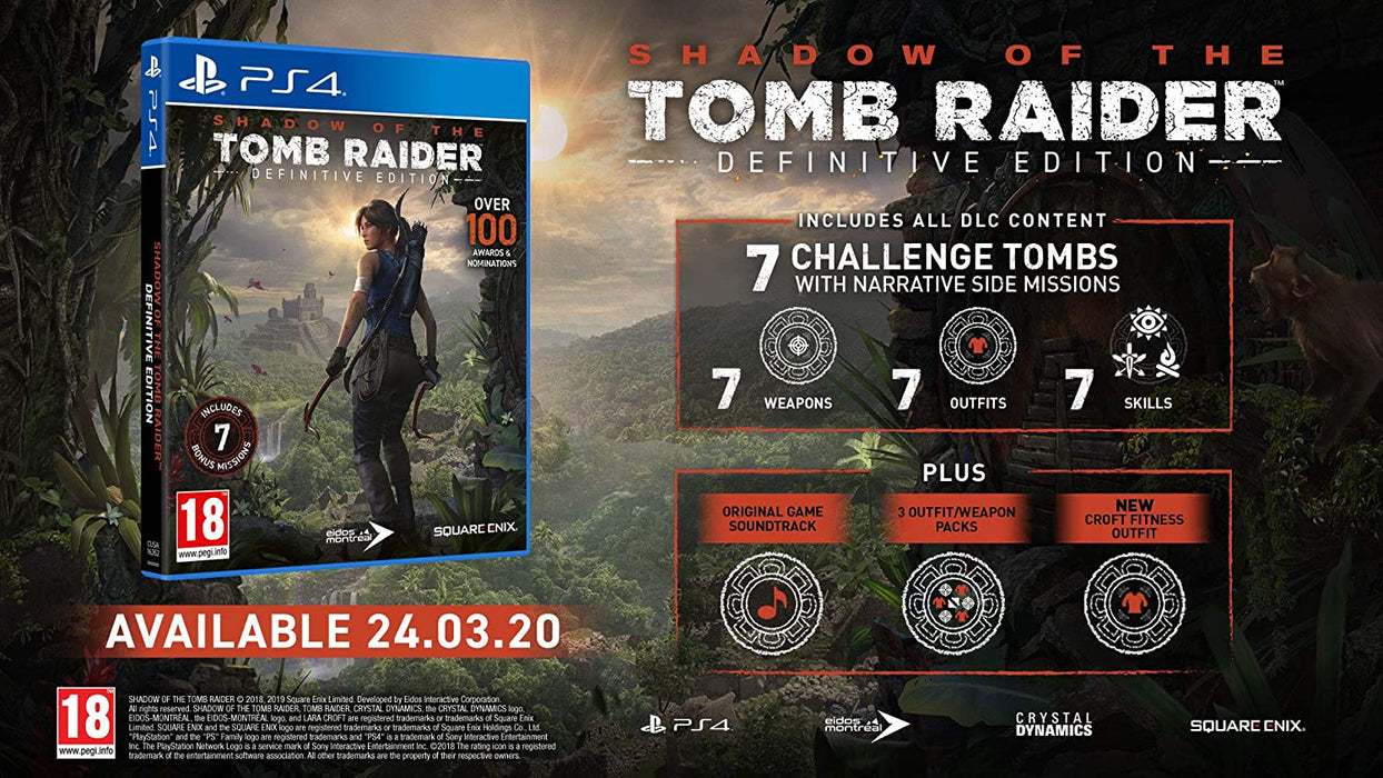 Shadow Of The Tomb Raider: Definitive Edition (PS4)