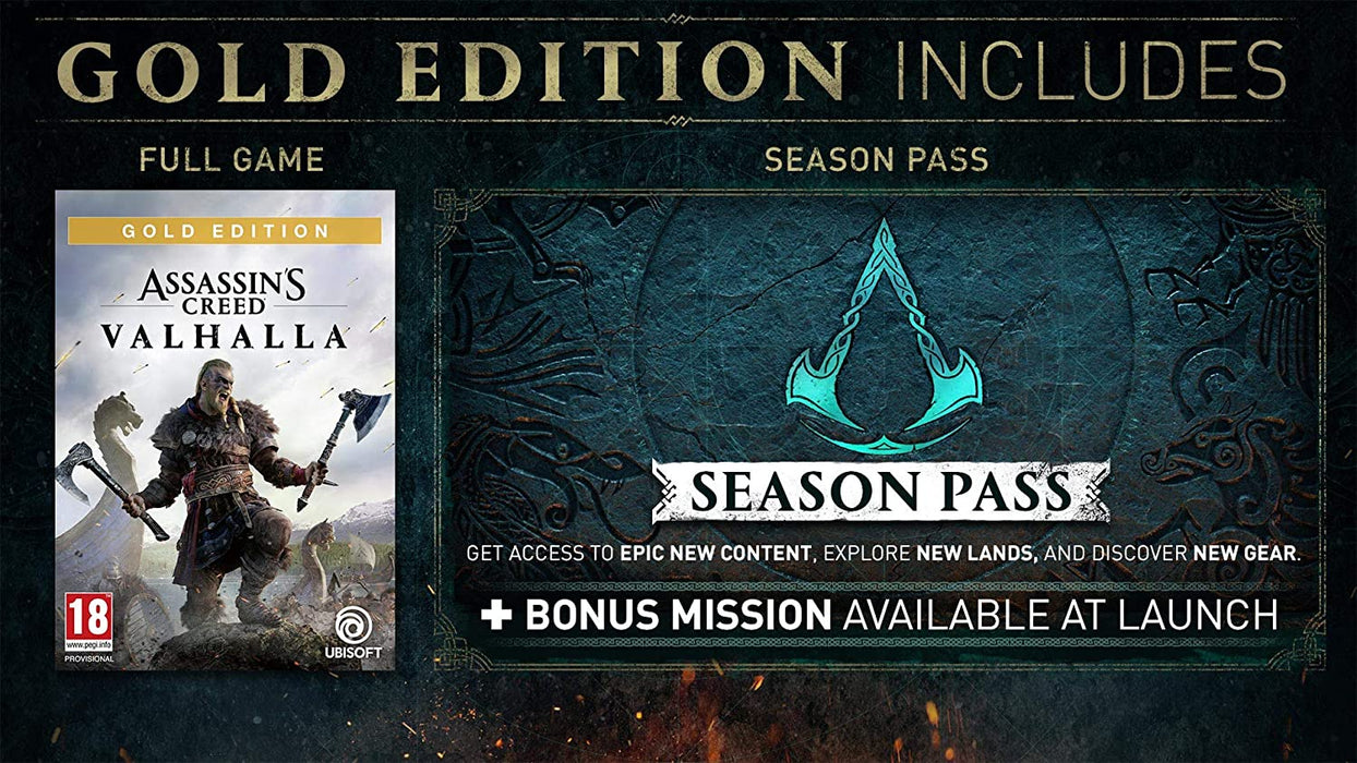 Assassin's Creed Valhalla - Gold Edition With Free Eivor Viking Statuette (Xbox One)