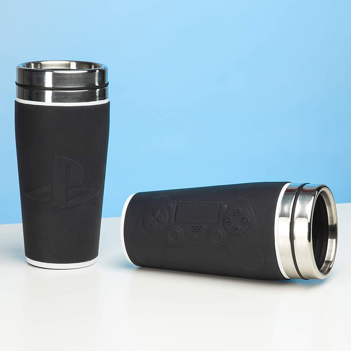 Paladone Playstation Controller Travel Mug 450ml, Stainless Steel