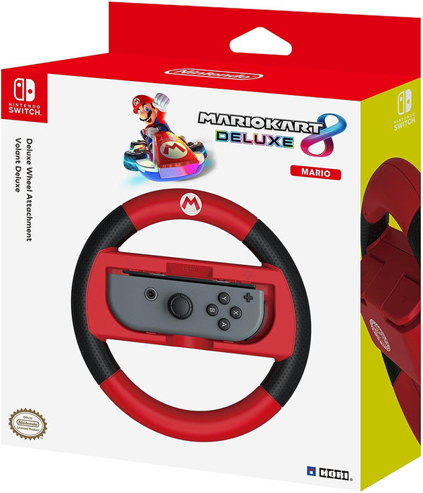 HORI - Nintendo Switch Mario Kart 8 Deluxe Wheel Attachment Mario Edition
