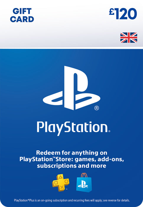 PlayStation Store Gift Card £120 | PSN UK Account (Digital Download)