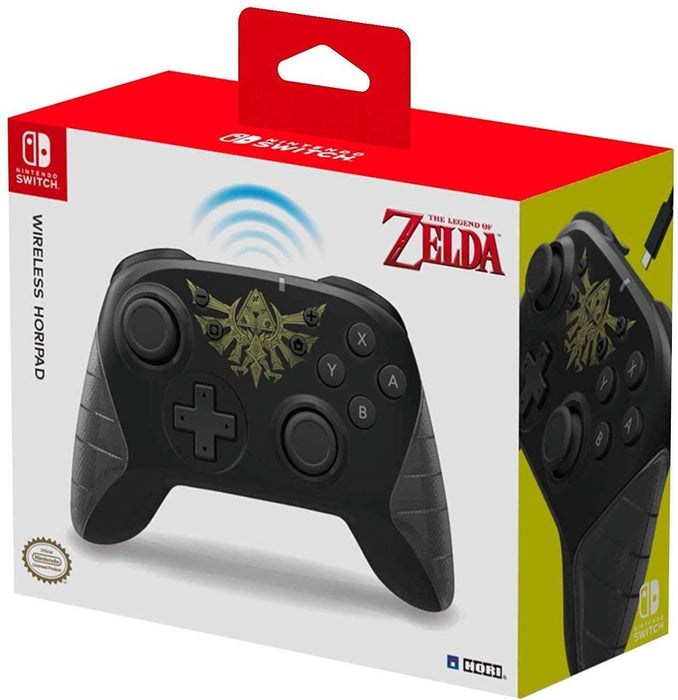 Wireless HORIPAD Zelda Edition Rechargeable Controller for Nintendo Switch