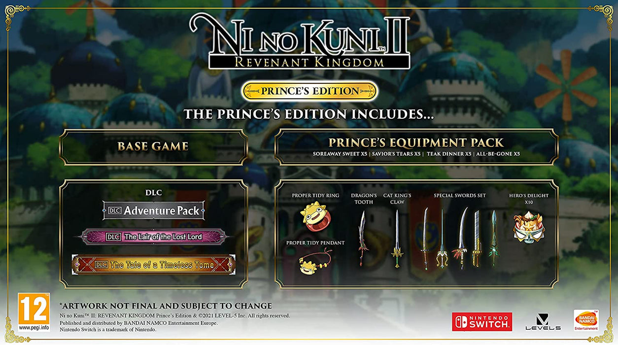 Ni No Kuni II: Revenant Kingdom Prince's Edition (Switch)