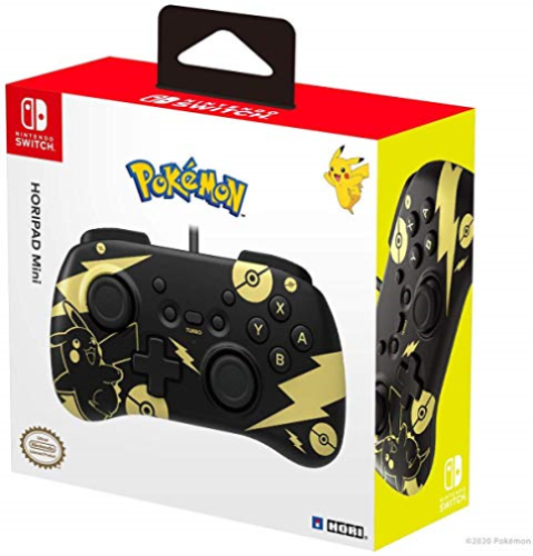 HORI - Nintendo Switch Horipad Mini Pikachu Black & Gold Edition